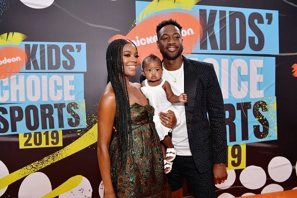 Gabrielle Union and Dwyane Wade attend Nickelodeon Kids' Choice Sports 2019 at Barker Hangar | Photo: Getty Images