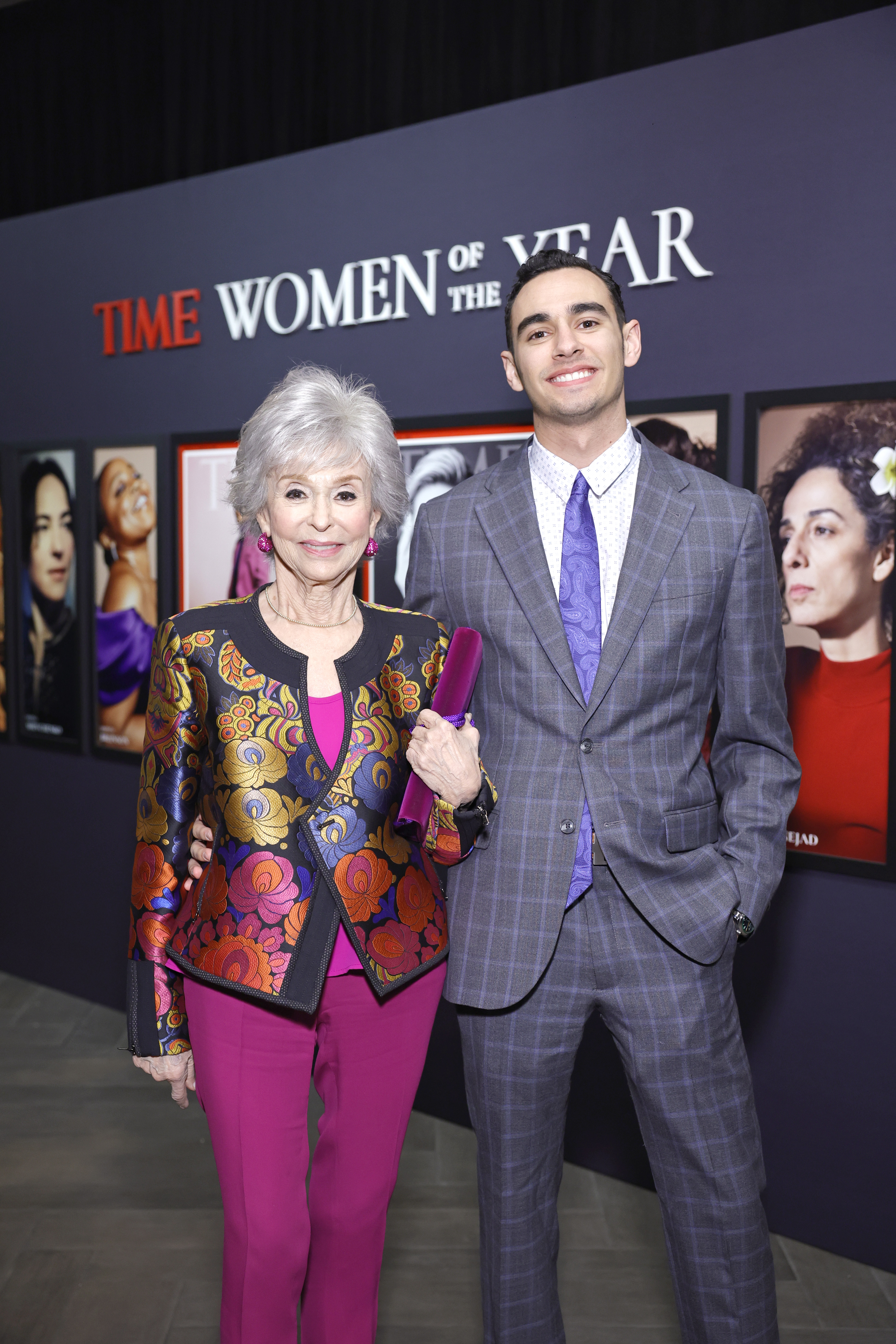 Rita Moreno and Justin Fisher attend TIME Women of the Year on March 8, 2023 in Los Angeles, California. | Source: Getty Images