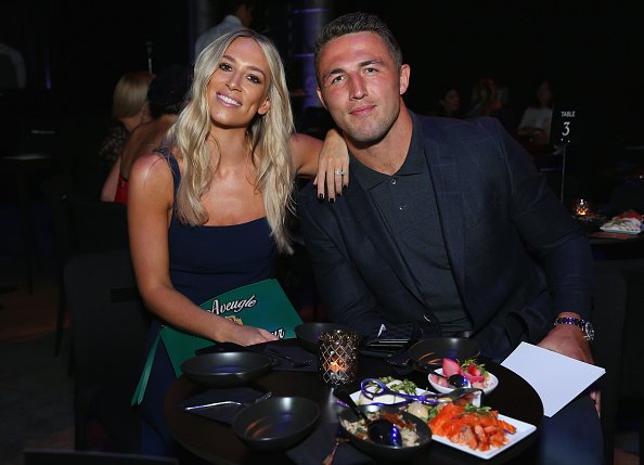 Phoebe Burgess and Sam Burgess at Australian Technology Park on February 7, 2018 in Sydney, Australia. | Photo: Getty Images