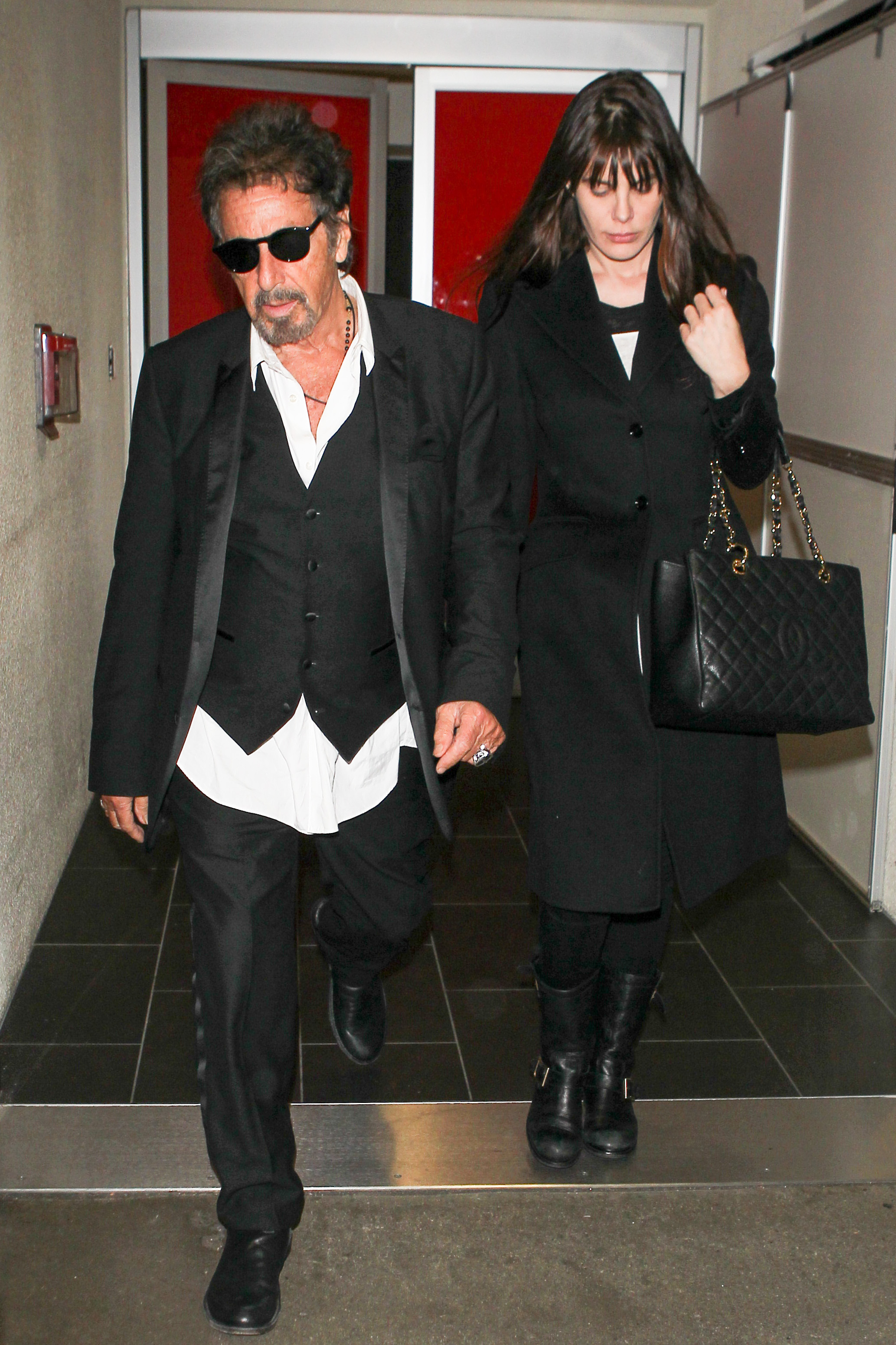 Al Pacino and Lucila Sola in Los Angeles in 2014 | Source: Getty Images