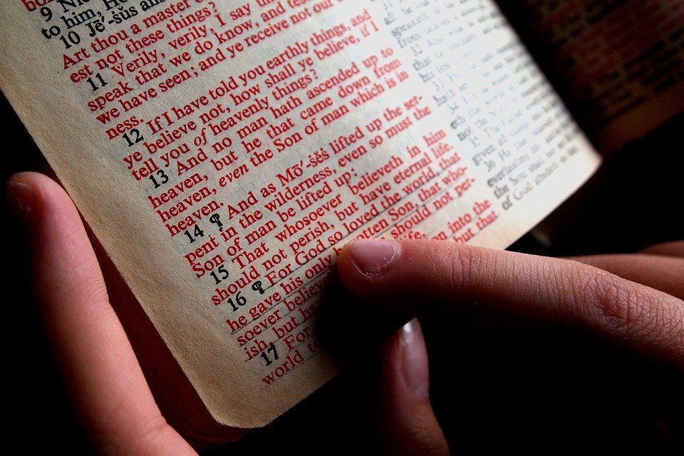 A page from the Bible. l Image: Pixabay.