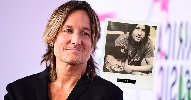 Keith Urban with an old photo of himself with his father Bob Urban | Photo: Getty Images | Facebook.com/keithurban
