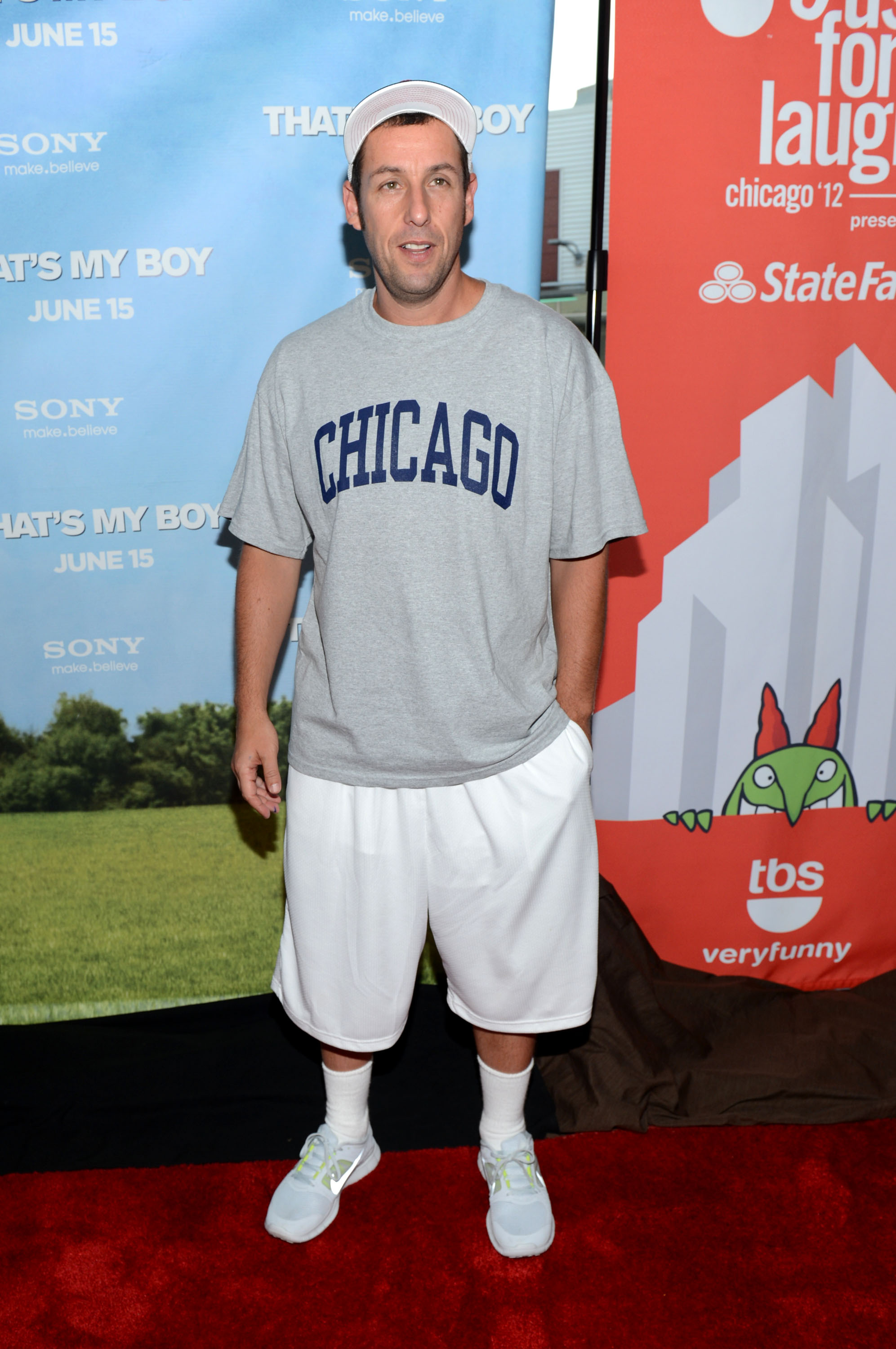Adam Sandler in Chicago, Illinois on June 14, 2012 | Source: Getty Images