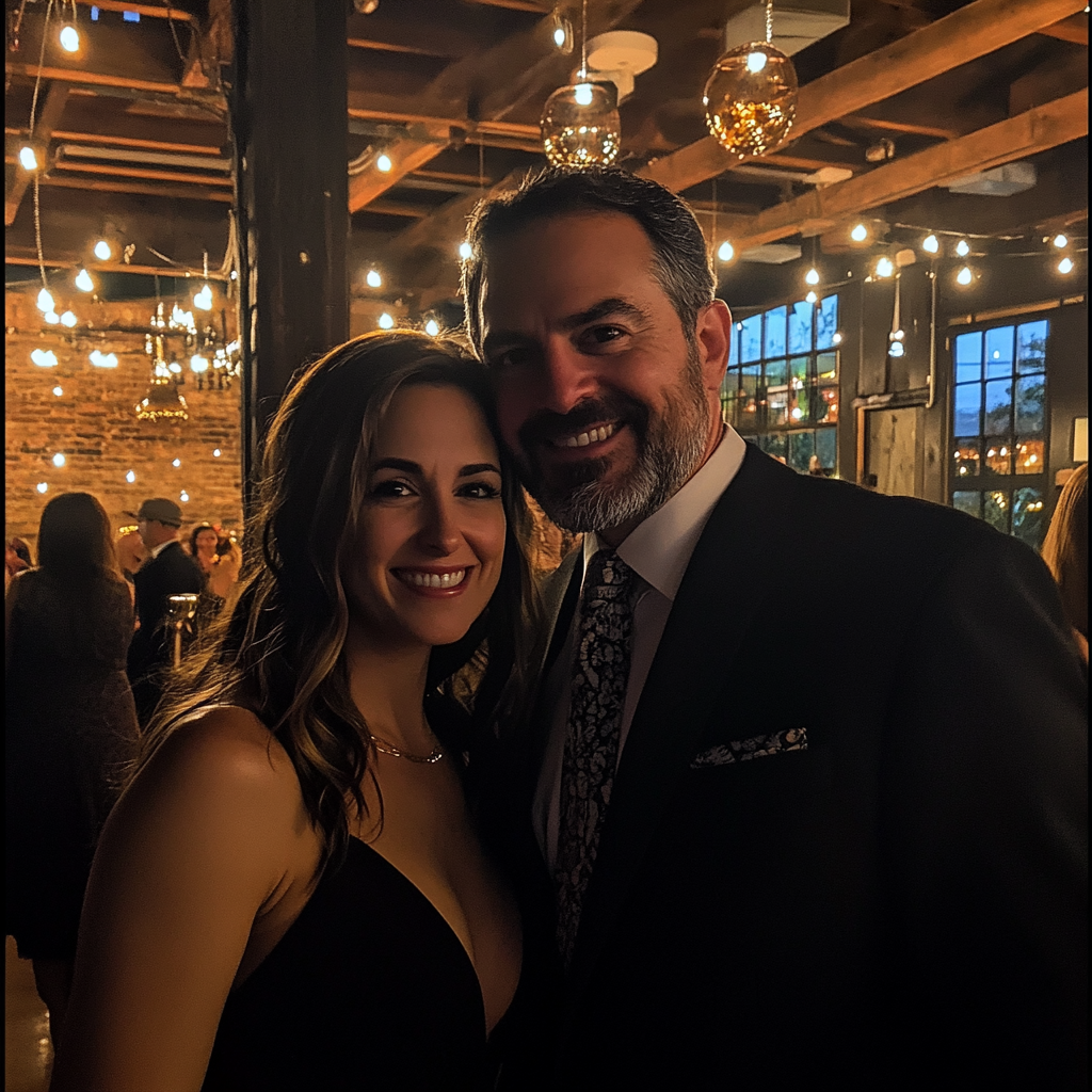 A couple at a formal event | Source: Midjourney