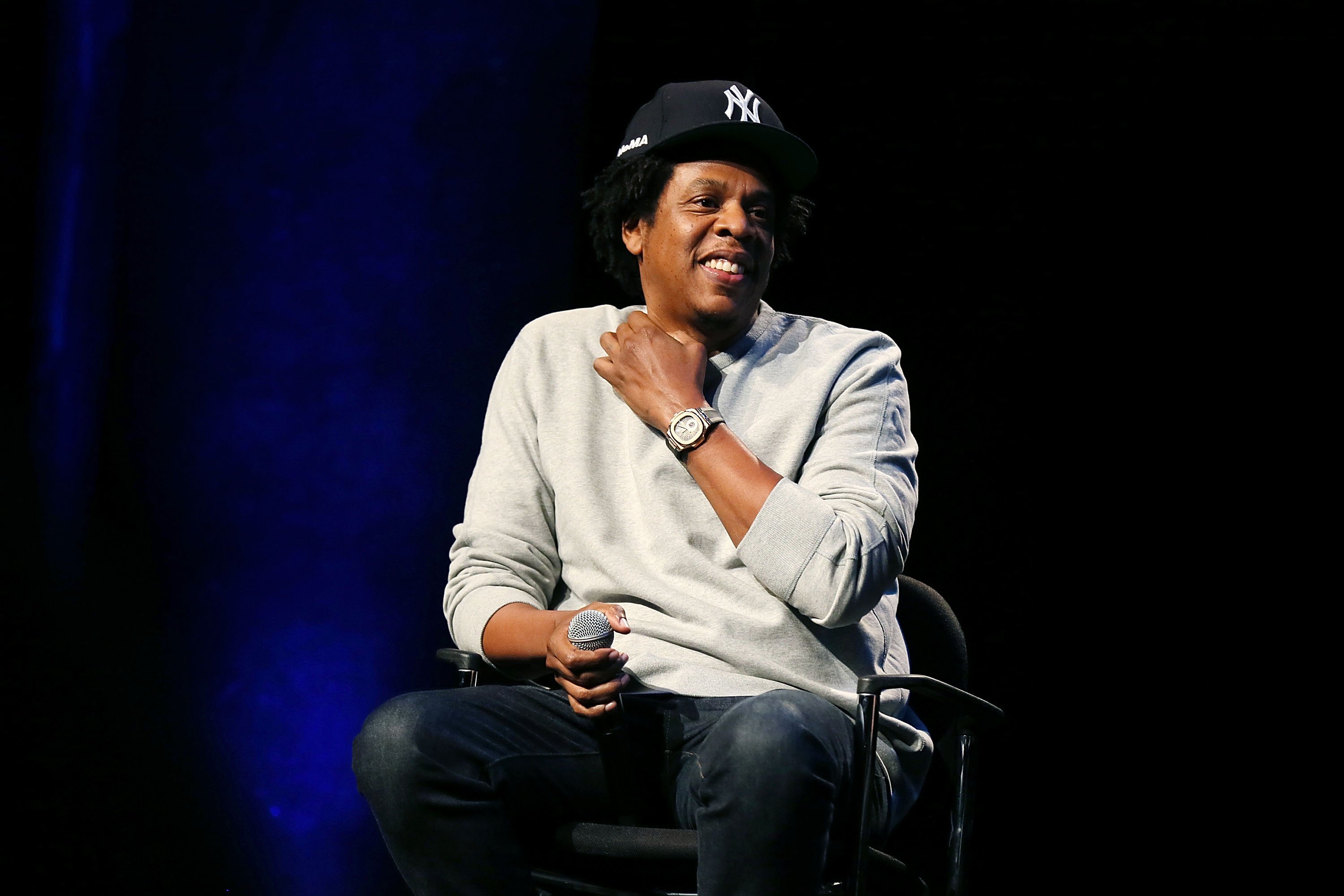 Jay-Z attending the Criminal Justice Reform Organization Launch at the Gerald W. Lynch Theater in New York City on January 23, 2019. | Source: Getty Images