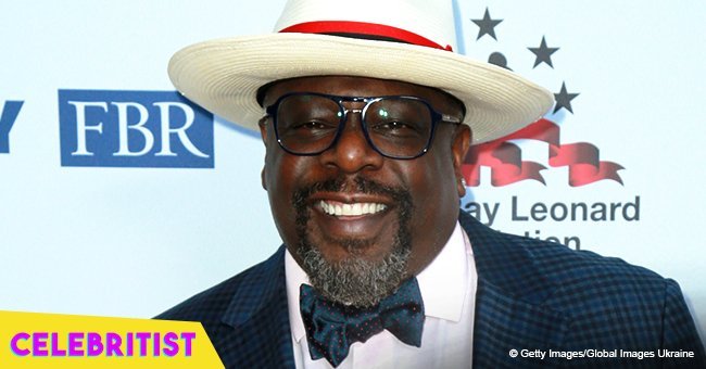 Cedric the Entertainer is all smiles in picture with his beautiful wife and children