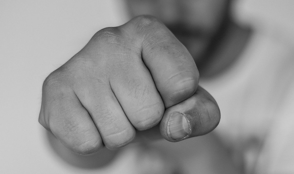 Man throwing a fist ll Source: Pixabay