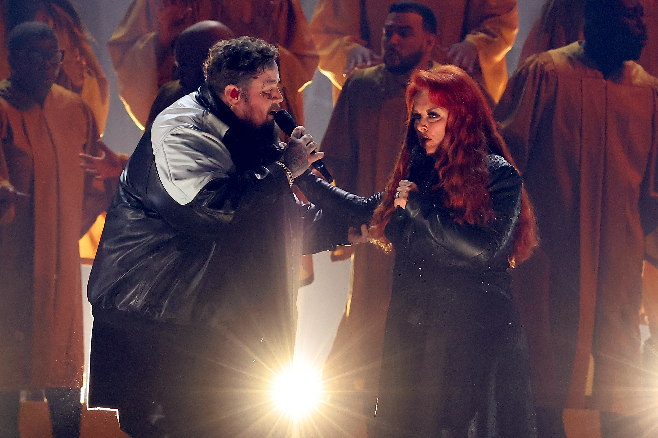 Jelly Roll and Wynonna Judd perform during the 57th Annual CMA Awards on November 8, 2023 | Source: Getty Images