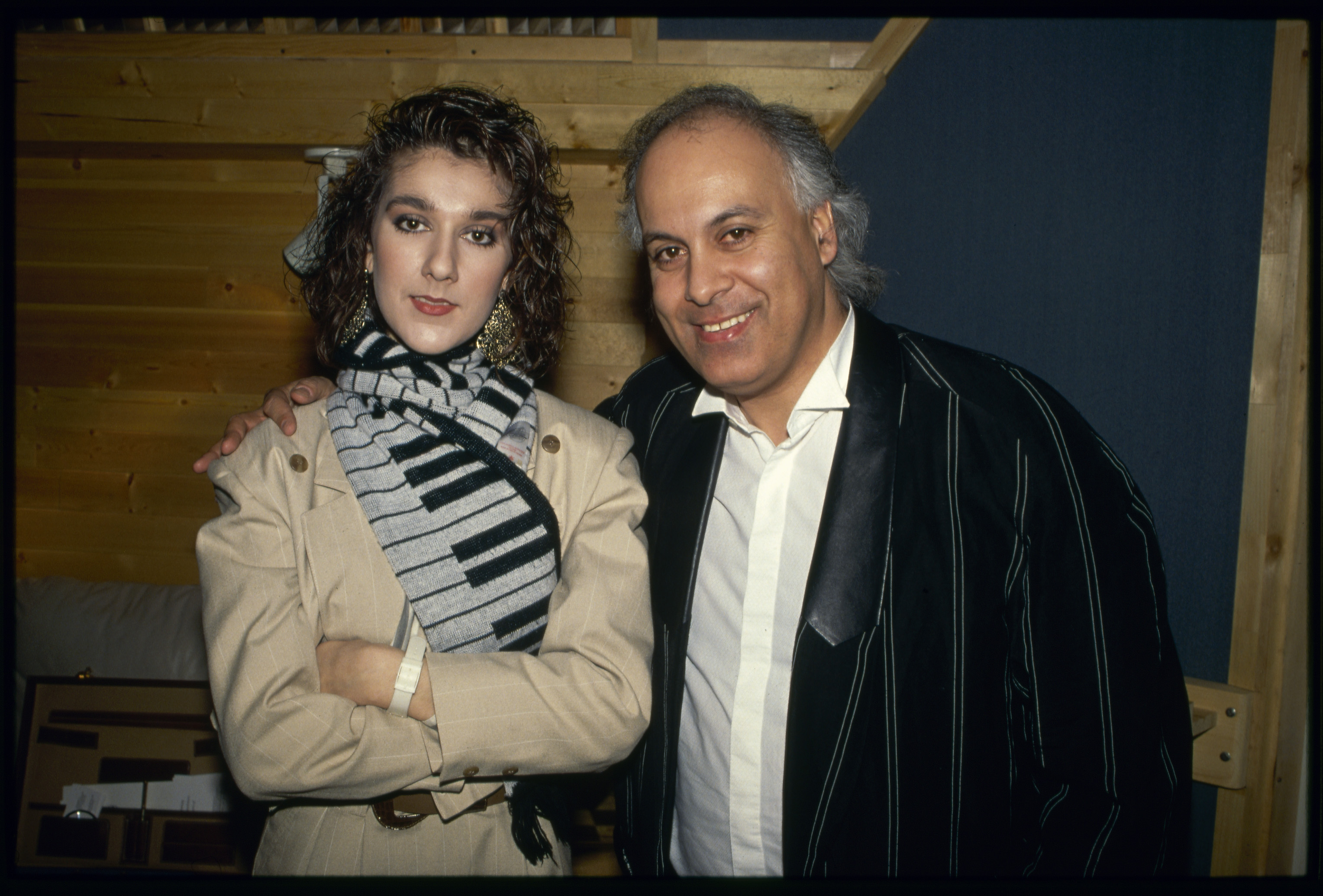 Céline Dion and René Angelil pictured on March 1, 1988 | Source: Getty Images
