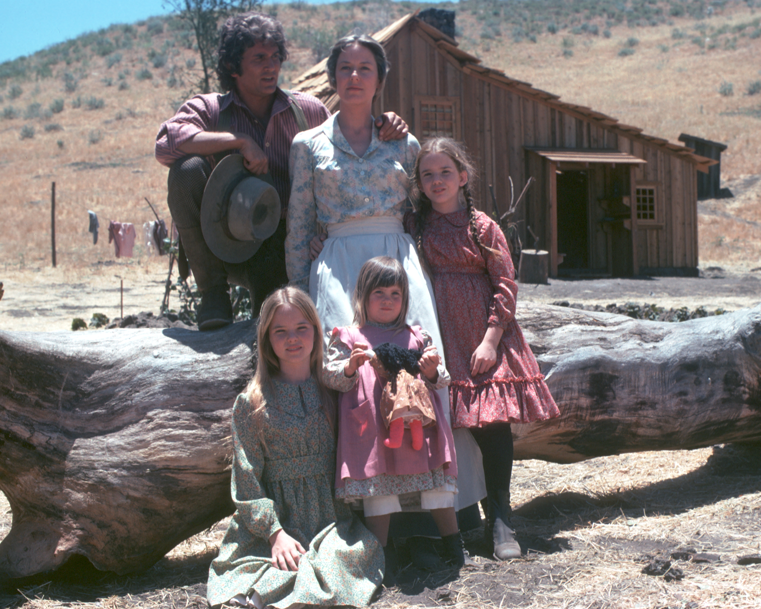 A photo of the "Little House on the Prairie" set, circa 1970 | Source: Getty Images