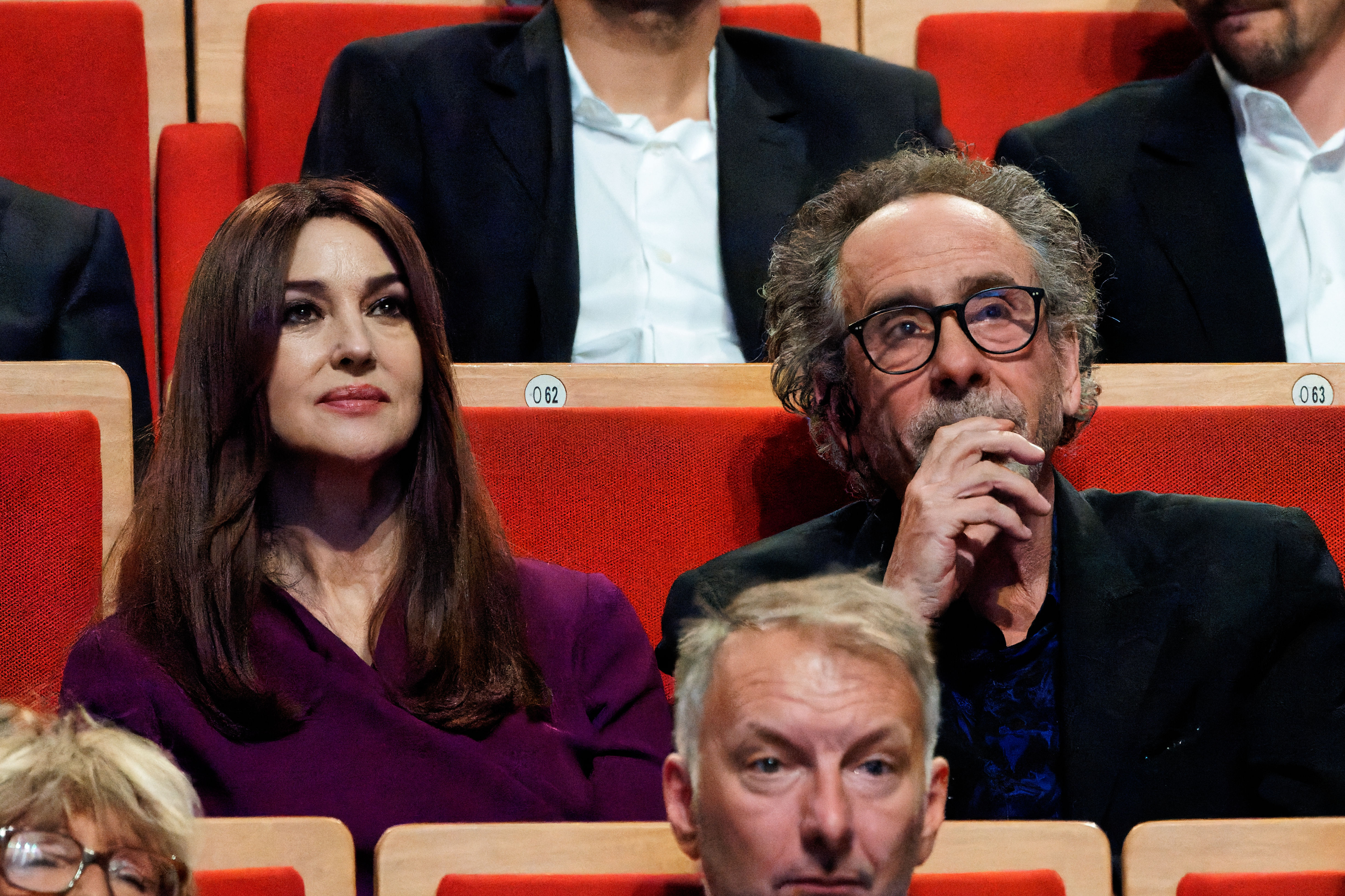 Monica Bellucci and Tim Burton during the Tim Burton Lumiere Award ceremony in Lyon, France on October 21, 2022 | Source: Getty Images