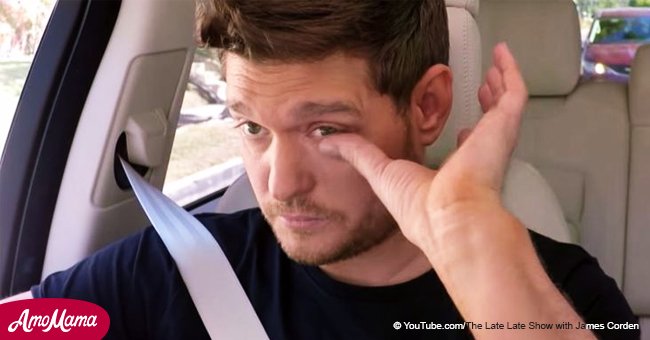 Michael Bublé can't hold back his tears while speaking about son's cancer in an emotional video