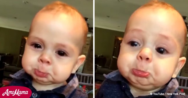 Baby just bursts into tears whenever he hears the clarinet (video)