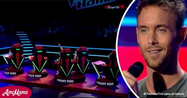 After singing 5 words, 'The Voice' contestant made all the judges turn their chairs