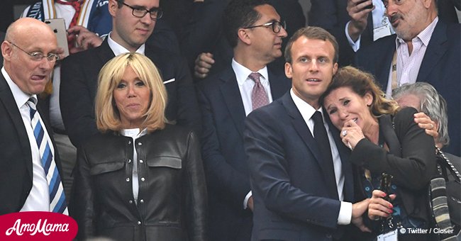 Qui Etait La Femme Qui A Fondu En Larmes Dans Les Bras D Emmanuel Macron Au Stade De France