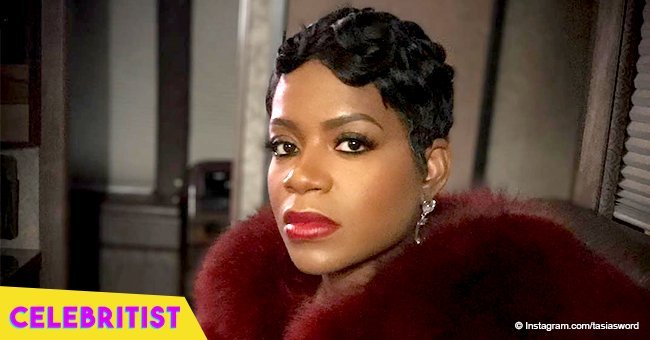 Fantasia stuns in black sequined mini dress, showing off her curvaceous thighs in new photo