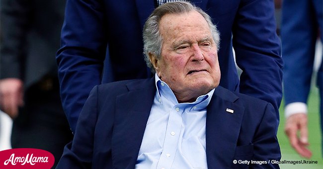 Former President George H.W. Bush arrived at his summer home 