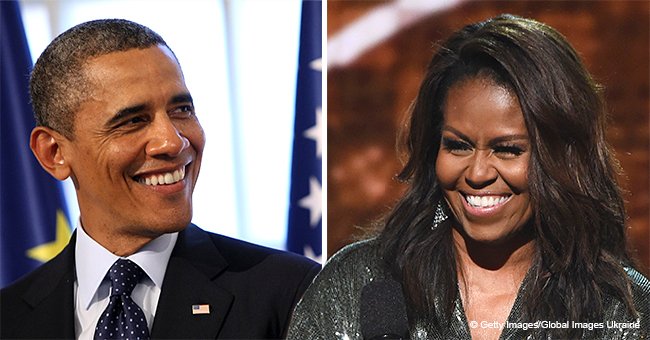 Barack Obama praises wife Michelle in discussion about 'being a man' during a leadership forum 