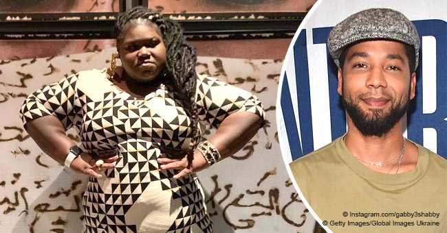 Gabby Sidibe flaunts slimmer curves in figure-hugging dress in pic shot by Jussie Smollett