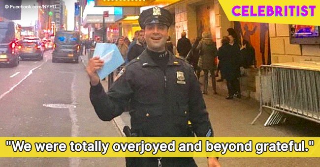 NYPD officer who gave $20 so stranger short on money can watch a musical still touches hearts