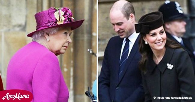 Prince William and Kate broke Royal protocol over Easter and it could upset the Queen