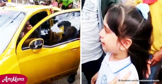 Driver inappropriately touched little girl in his taxi and passersby decided to get mob justice