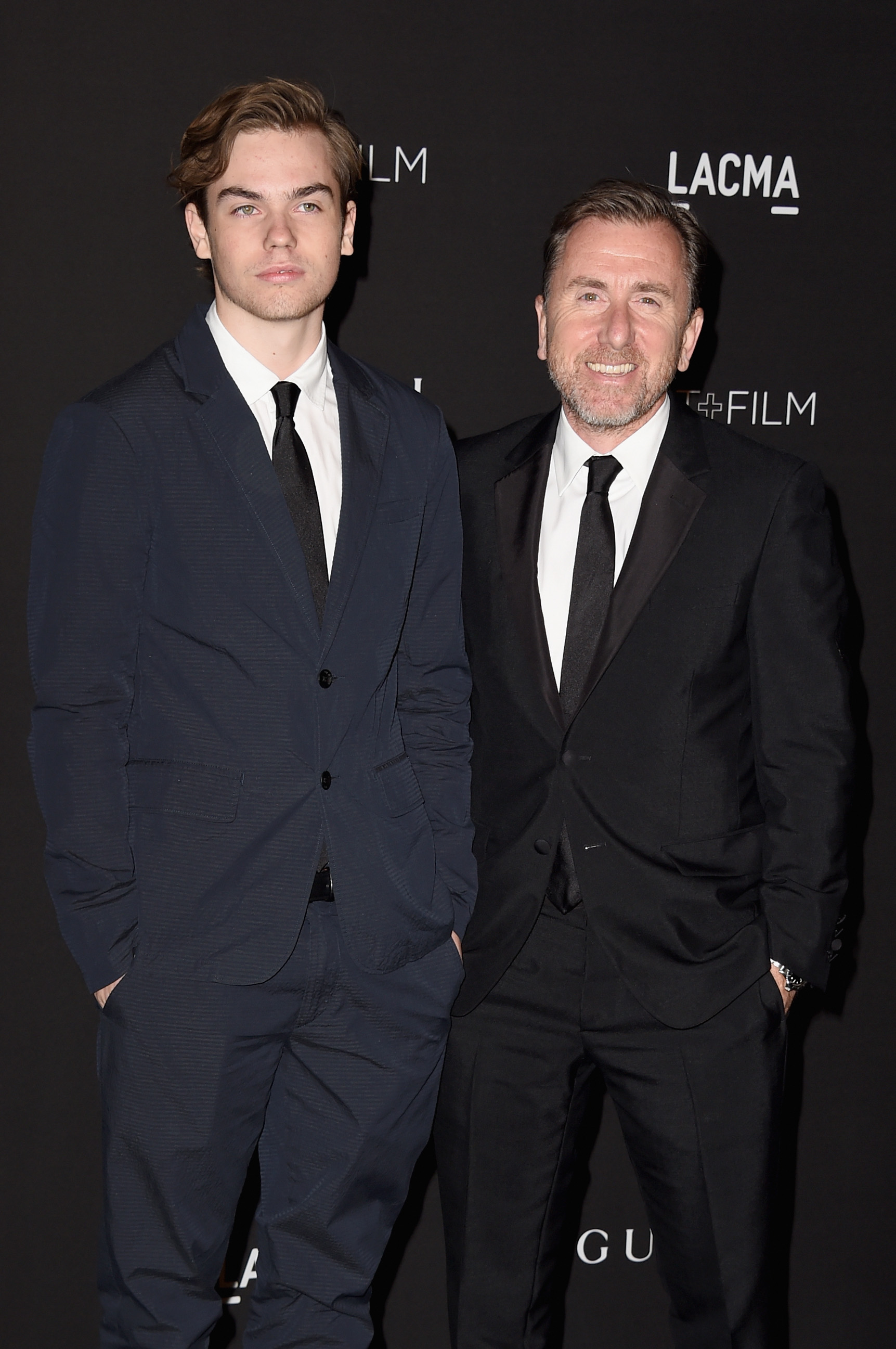 Cormac and Tim Roth at the 2014 LACMA Art + Film Gala honoring Barbara Kruger and Quentin Tarantino on November 1 in Los Angeles, California. | Source: Getty Images