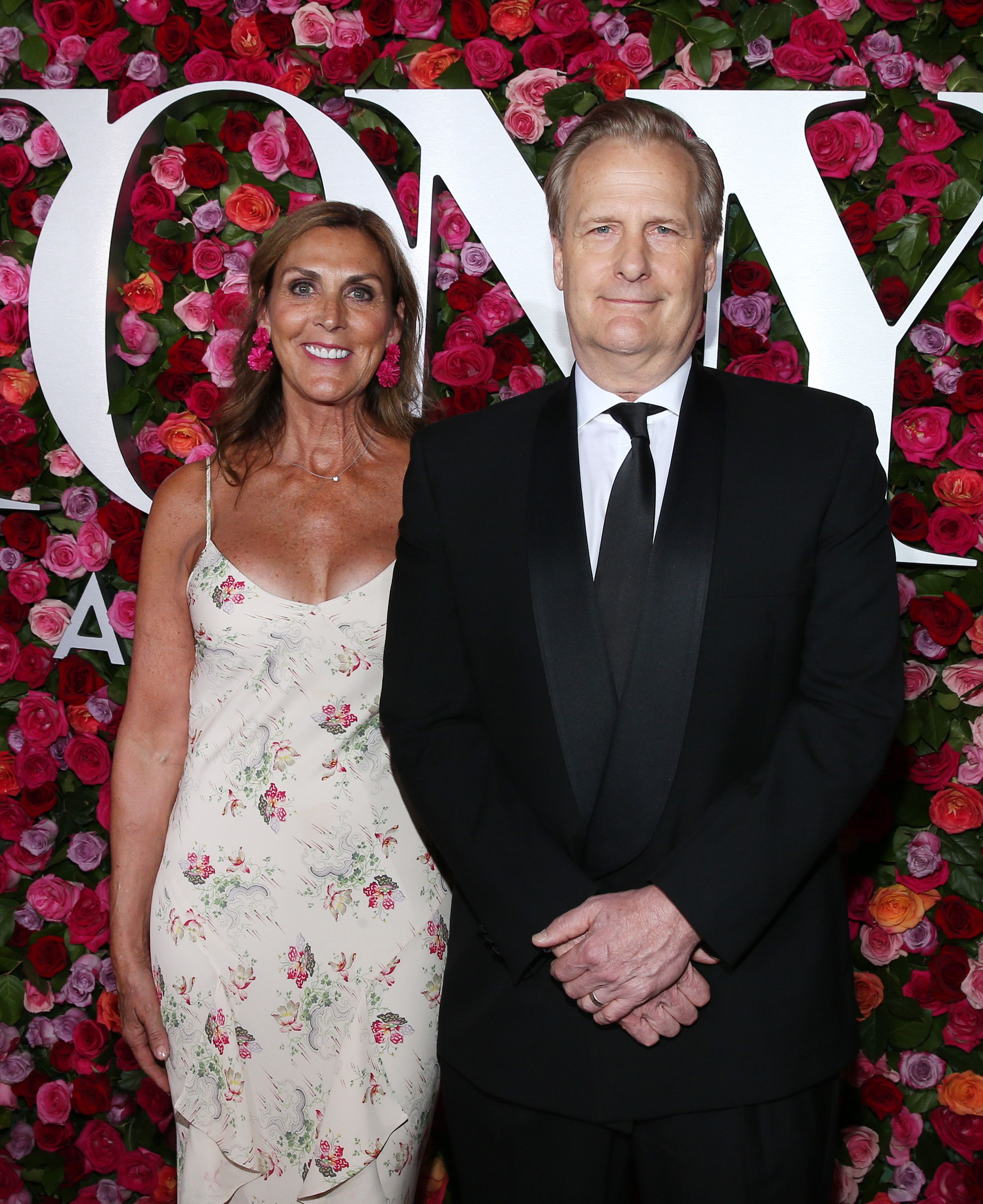Kathleen Rosemary Treado and Jeff Daniels at the 72nd Annual Tony Awards on June 10, 2018, in New York City. | Source: Jemal Countess/Getty Images