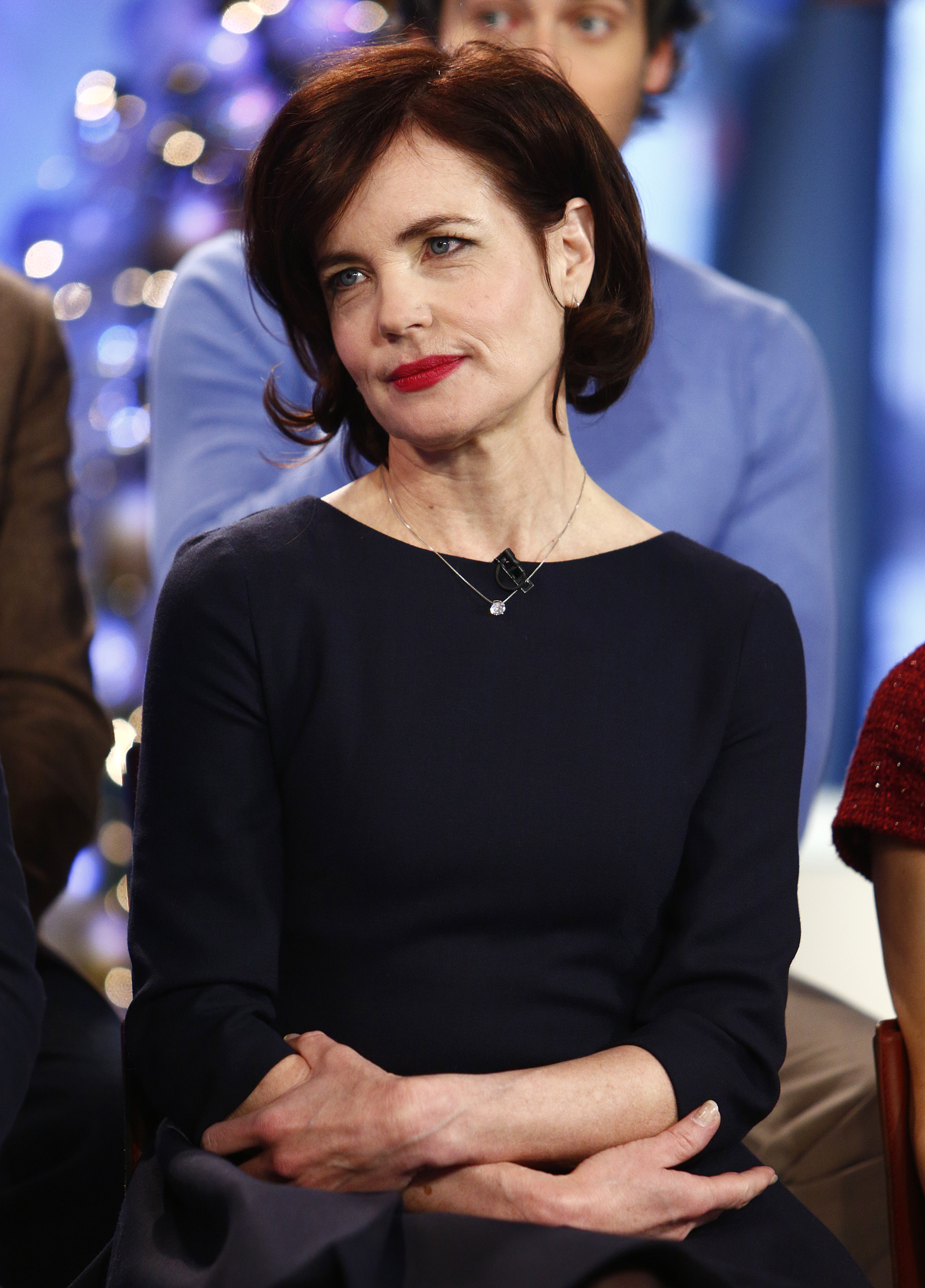 Elizabeth McGovern appeared on "Today" in 2012 with a classic, understated look. Her deep navy dress, softly curled bob, and bright red lipstick gave off timeless elegance, much like her portrayal of Cora Crawley on "Downton Abbey."