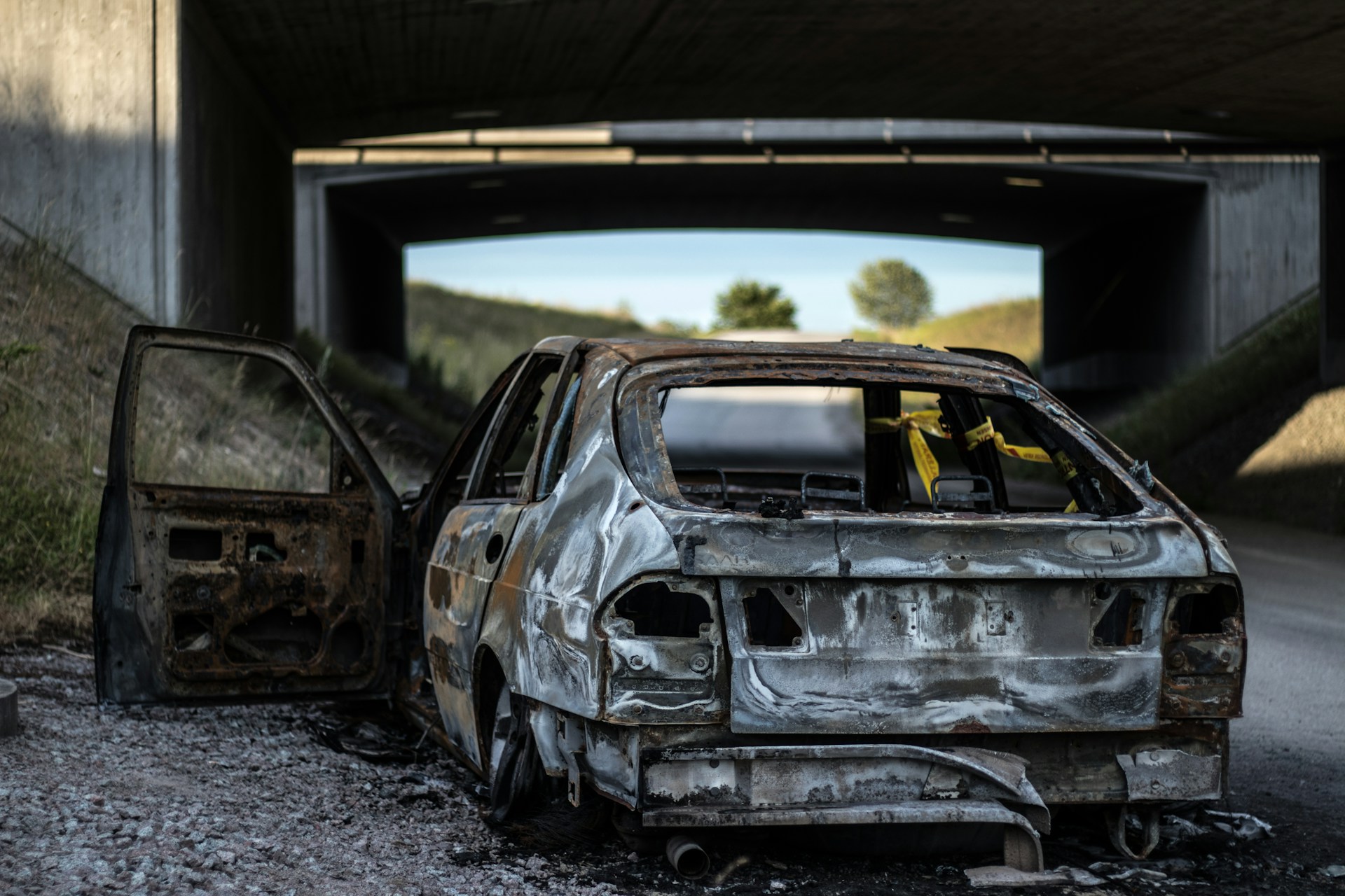 A burned car | Source: Unsplash
