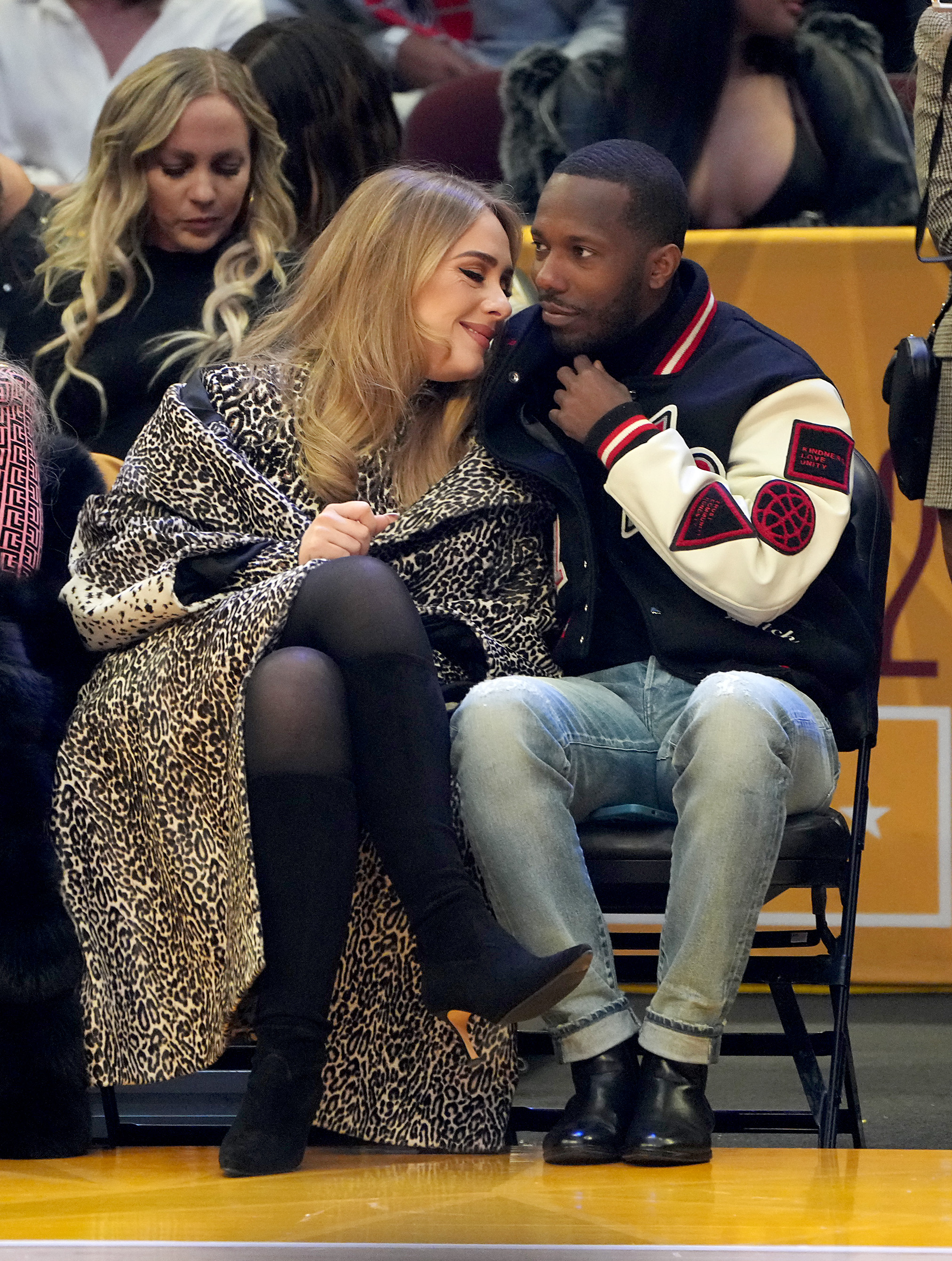 Adele and Rich Paul attend the 2022 NBA All-Star Game at Rocket Mortgage Fieldhouse on February 20, 2022 in Cleveland, Ohio | Source: Getty Images