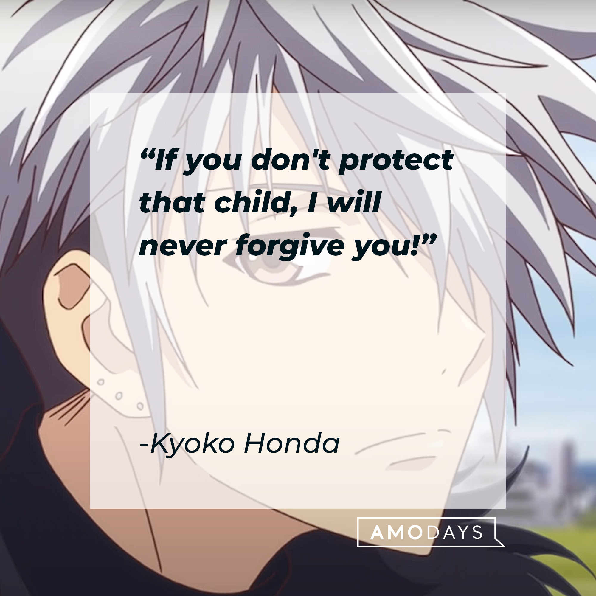 Kyoko Honda's quote: "If you don't protect that child, I will never forgive you!" | Image: youtube.com/Crunchyroll Collection