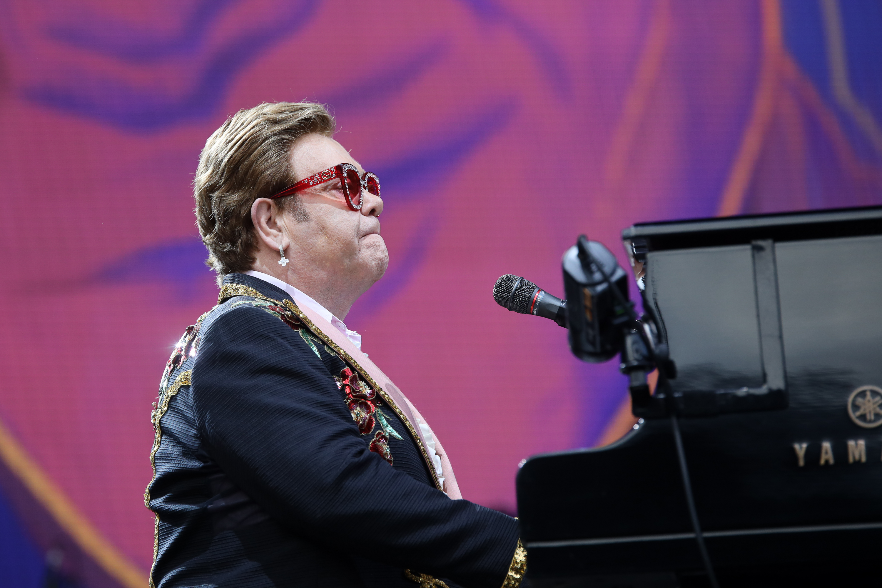 Elton John performs on February 16, 2020 | Source: Getty Images