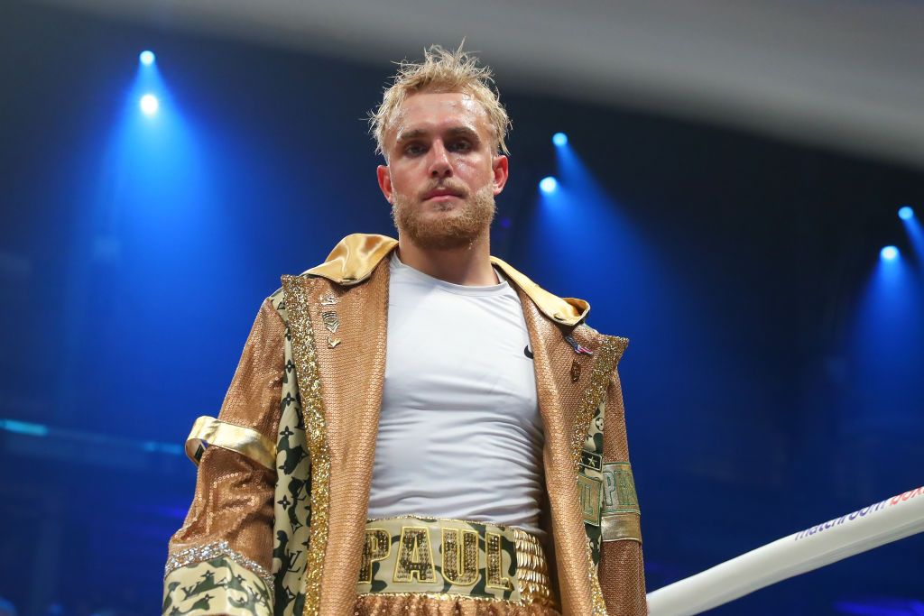 Jake Paul making his professional boxing debut at DAZN Miami Fight Night at the Meridian in Miami, Florida | Photo: Rich Graessle/Icon Sportswire via Getty Images