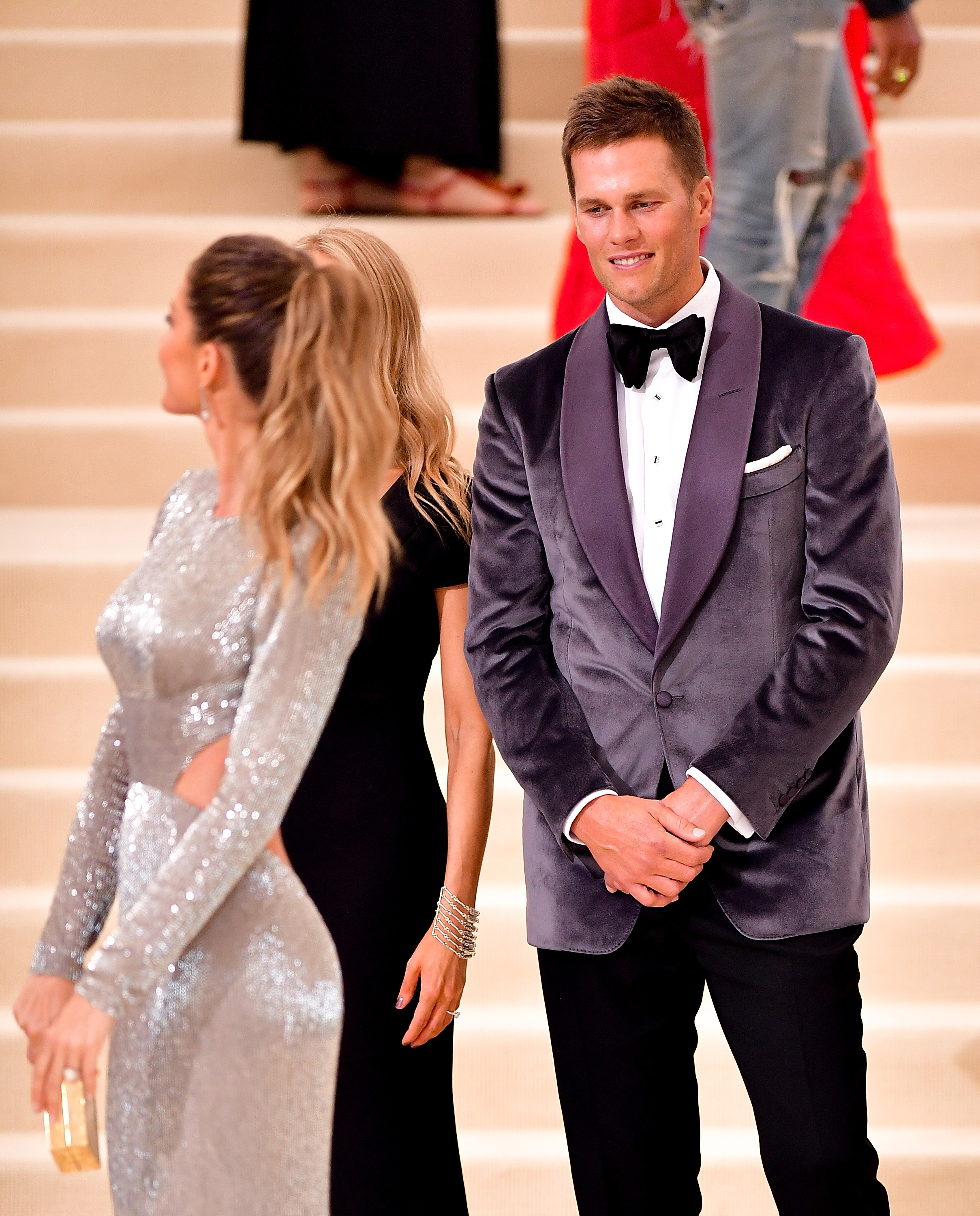 Gisele Bündchen and Tom Brady at the Met Gala in New York City on May 1, 2017 | Source: Getty Images