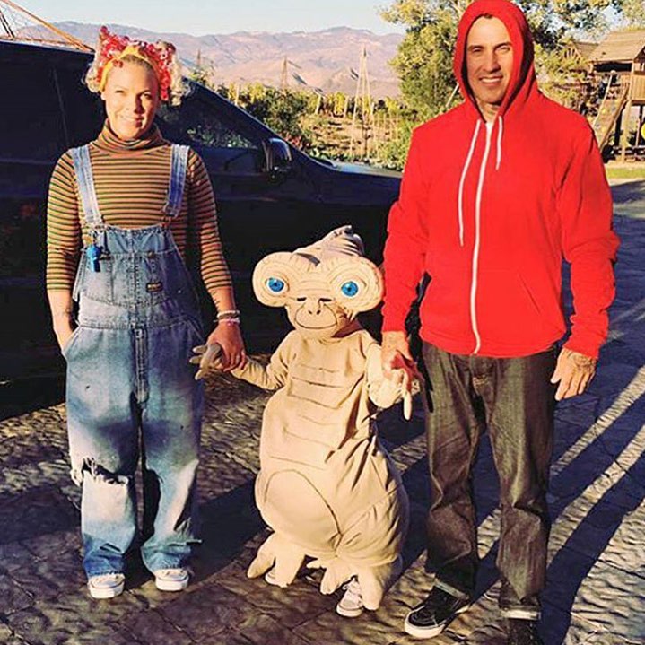 Pink and her family from a post dated October 31, 2017. | Source: Instagram/pink