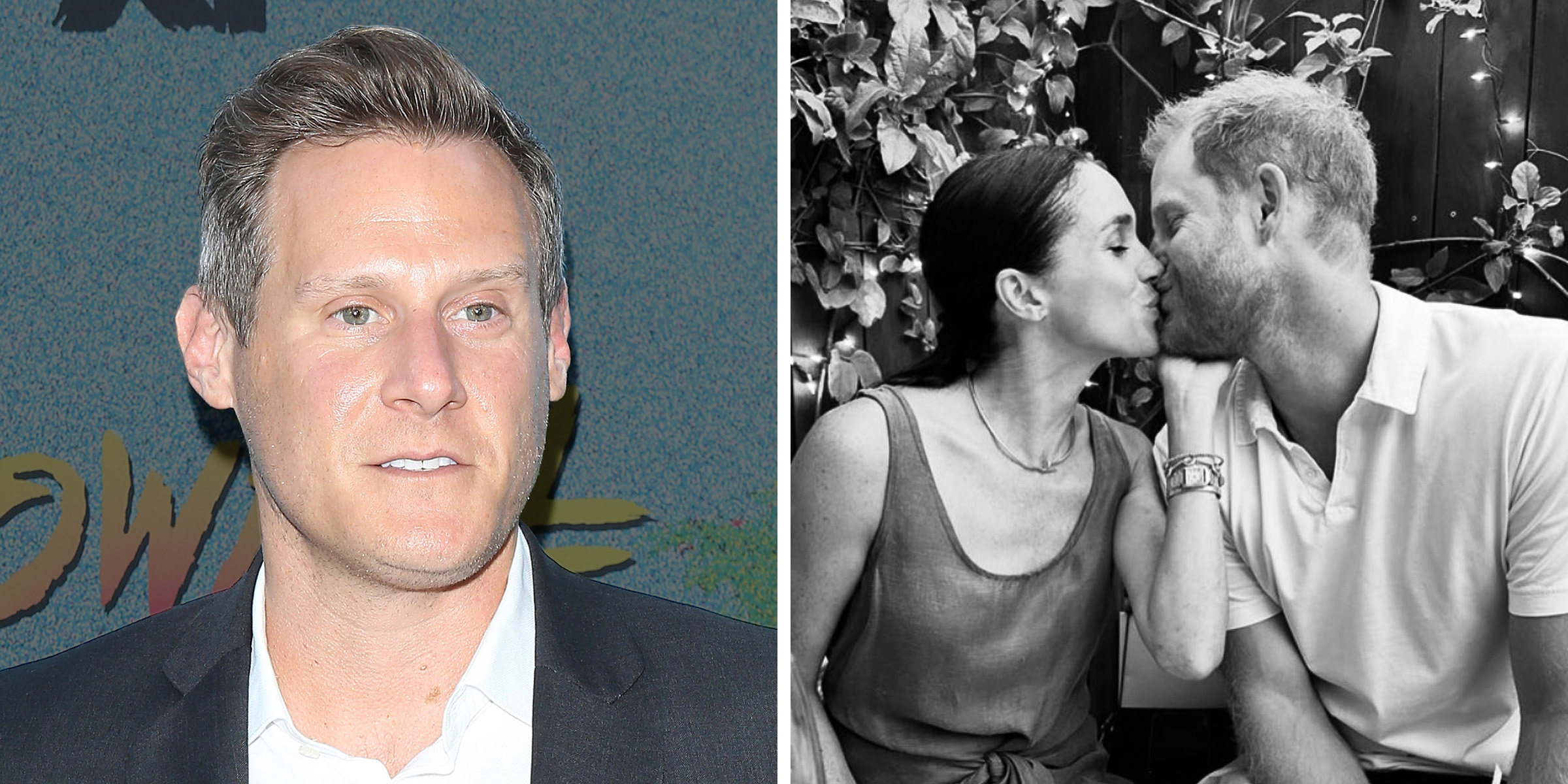 Trevor Engelson | Meghan Markle and Prince Harry | Source: Getty Images | Instagram/meghan