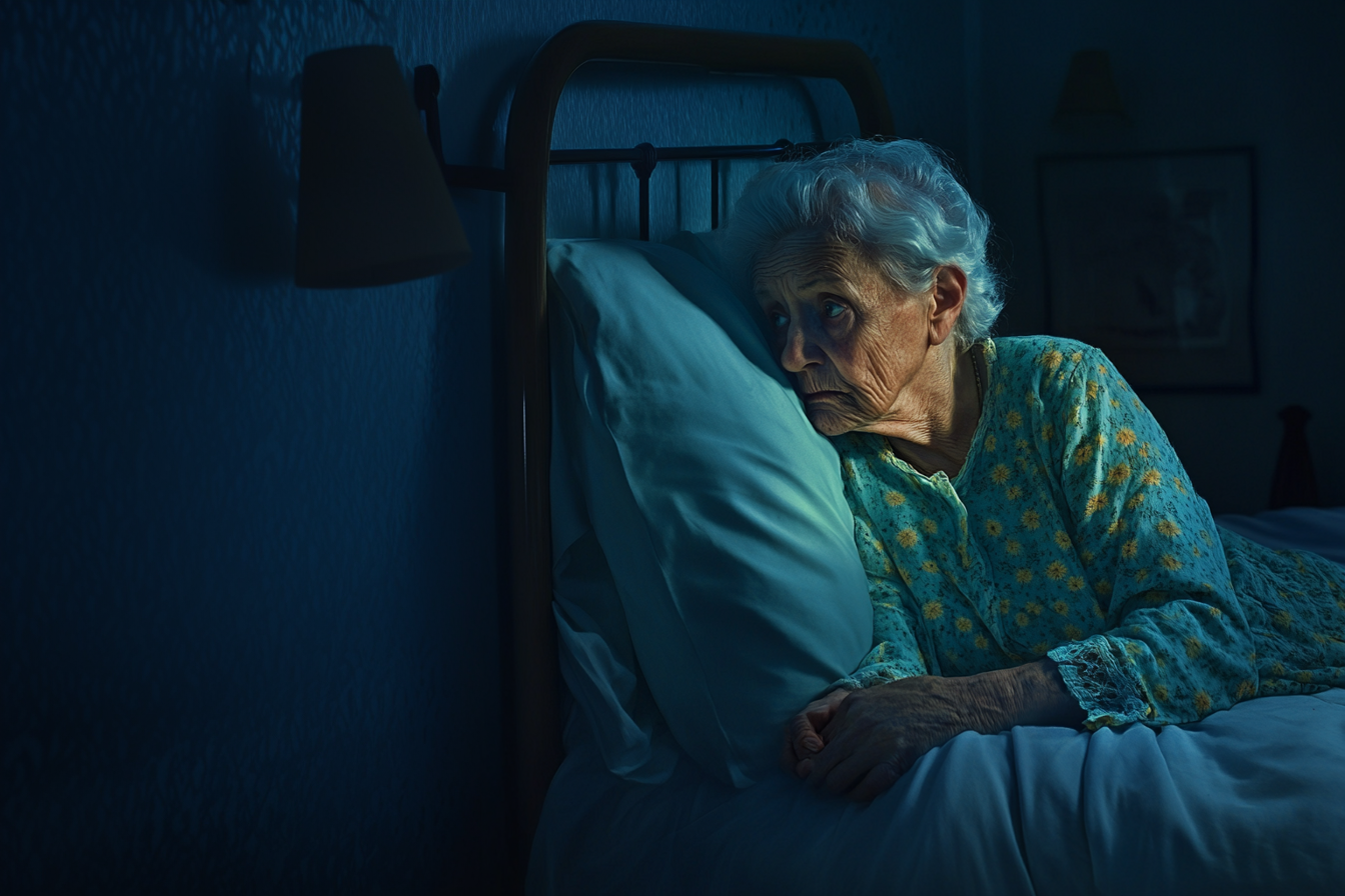 Sleepless Grandma | Source: Midjourney