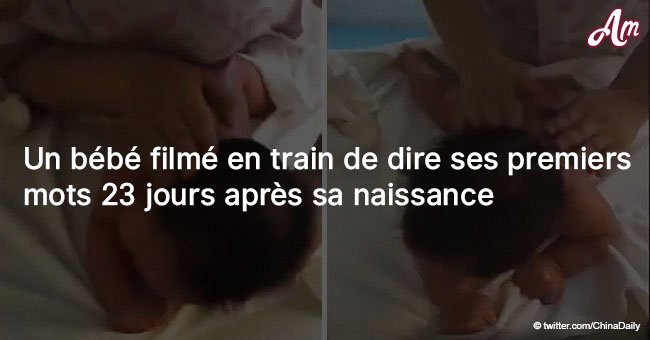 Ce bébé a été filmé en train de dire ses premiers mots 23 jours après sa naissance