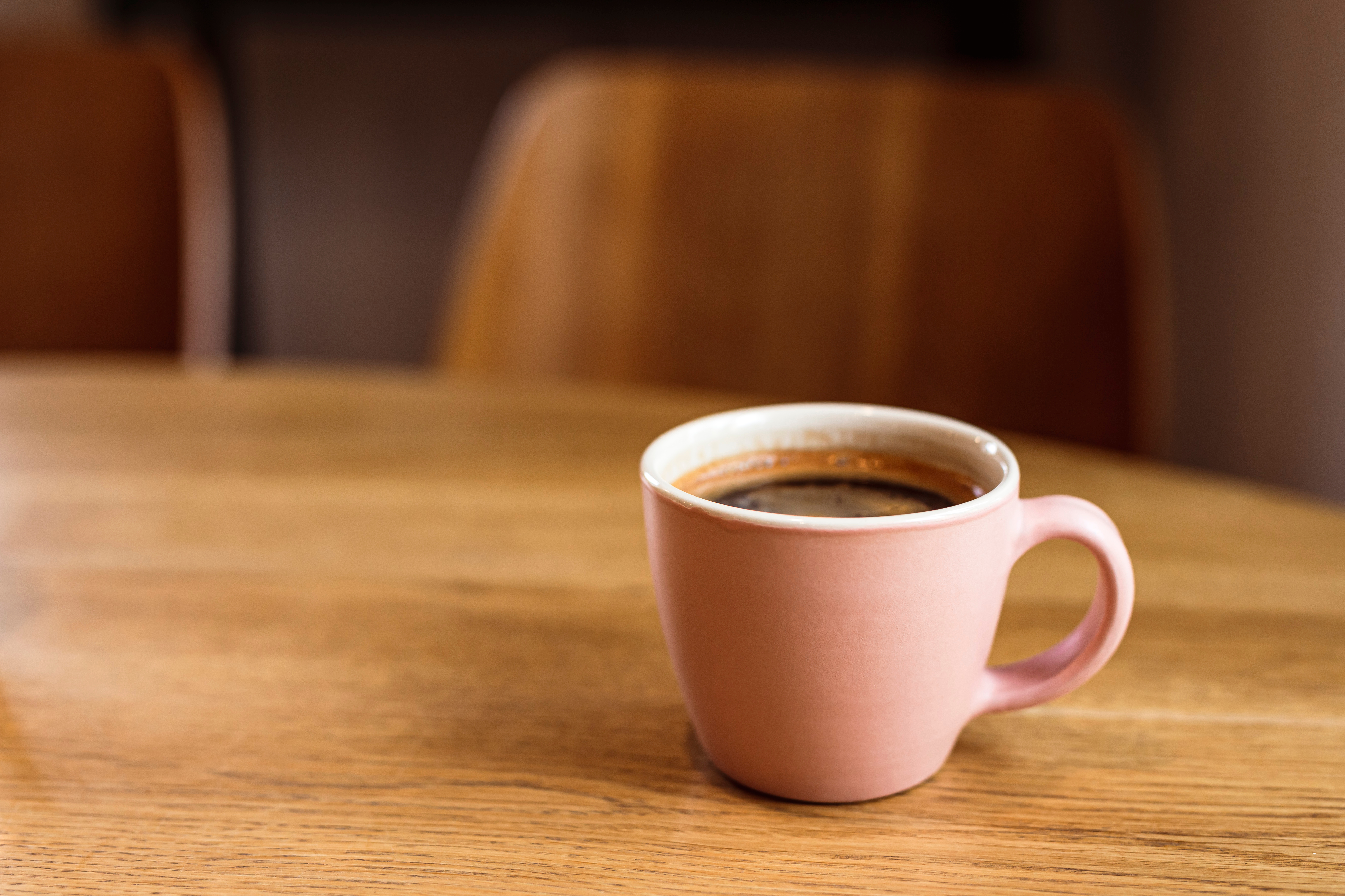 A pink ceramic cup | Source: Shutterstock