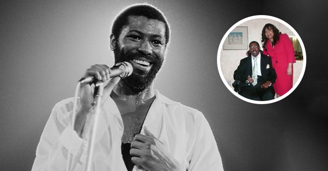 Image of Teddy Pendergrass on stage, and next a photo of the singer with his wife Joan Williams. | Photo: Getty Images, instagram.com/iamjoanpendergrass