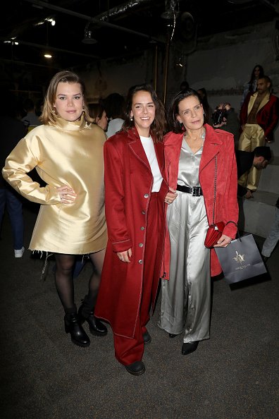 Princess Stephanie of Monaco, Pauline Ducruet, and Camille Gottlieb on February 26, 2020 in Paris, France. | Photo: Getty Images