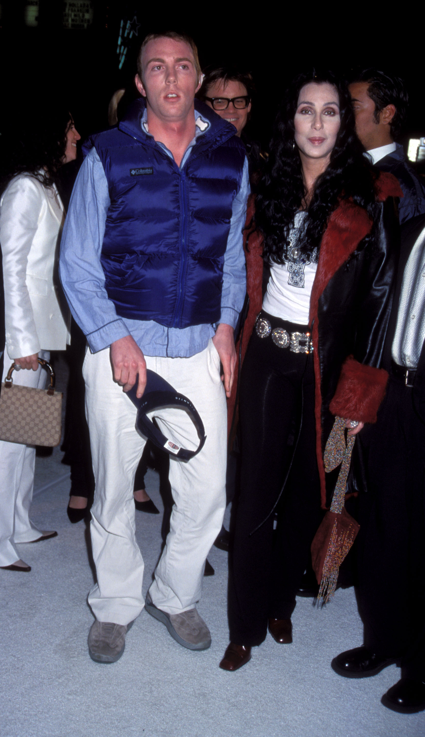 Elijah Blue Allman is seen with his mom, Cher, in Los Angeles on March 29, 2001 | Source: Getty Images