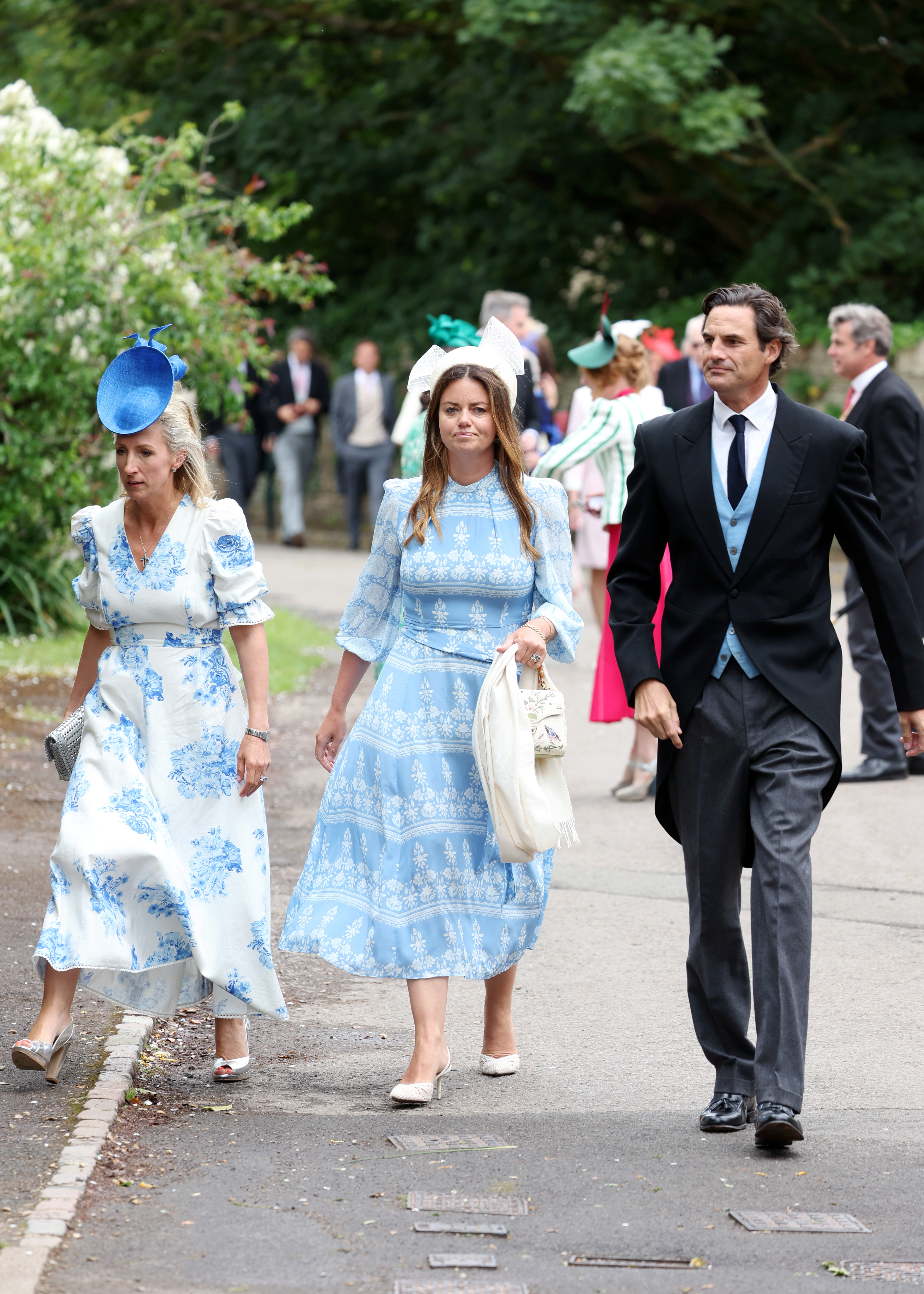 Lady Natasha Rufus Isaacs and Rupert Finch arrive for the wedding of Peter Phillips and Harriet Sperling on June 6, 2026 | Source: Getty Images