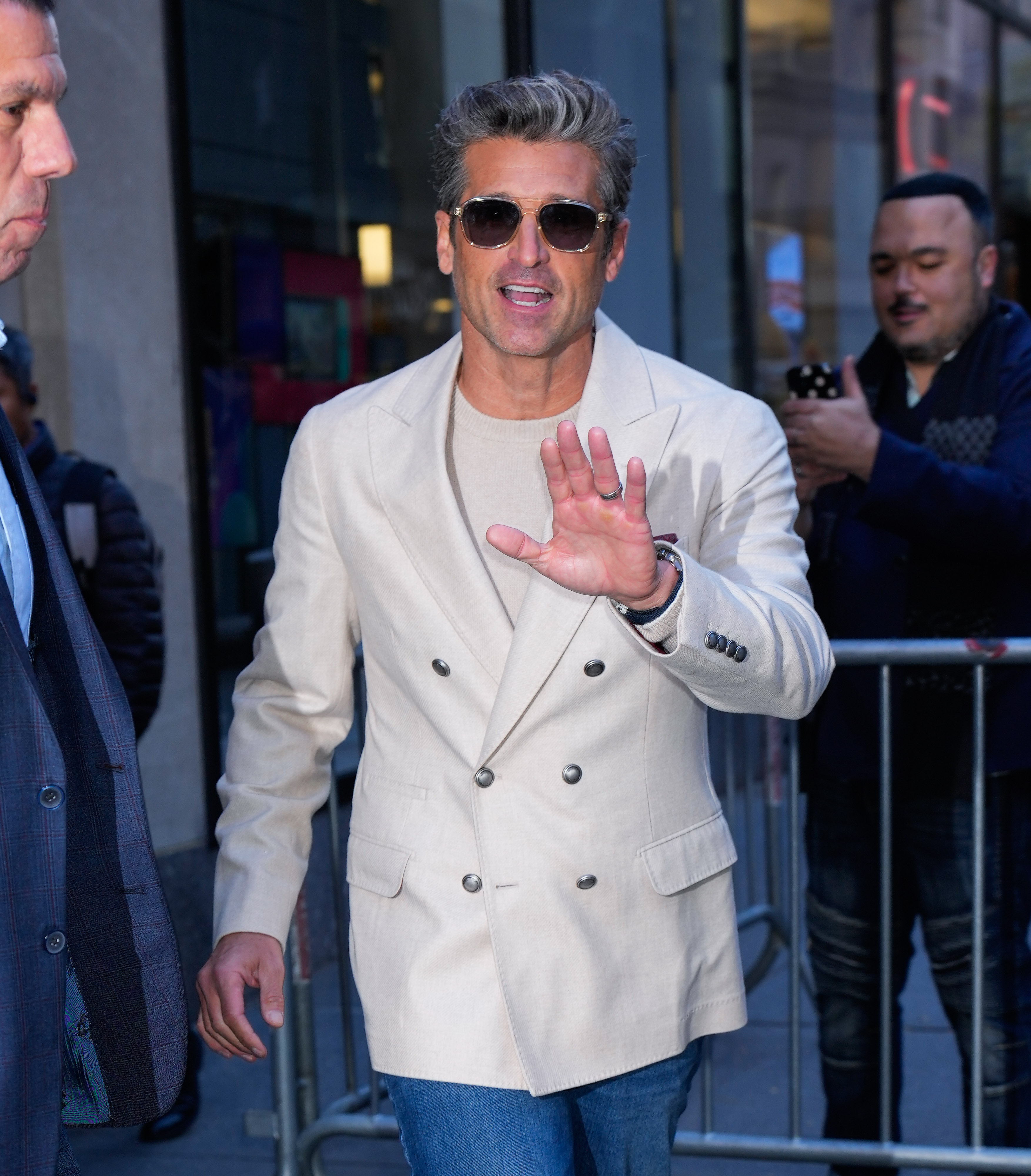 Patrick Dempsey at NBC Studios in New York City on November 14, 2023 | Source: Getty Images