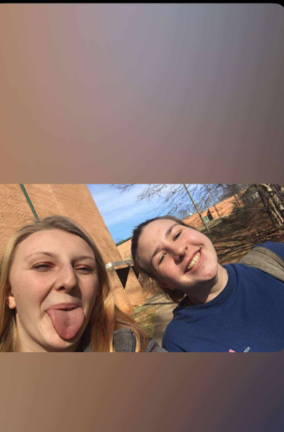 Mindy Coleman sticking out her tongue, from a post dated July 27, 2025 | Source: Facebook/ CarolynWallerMize