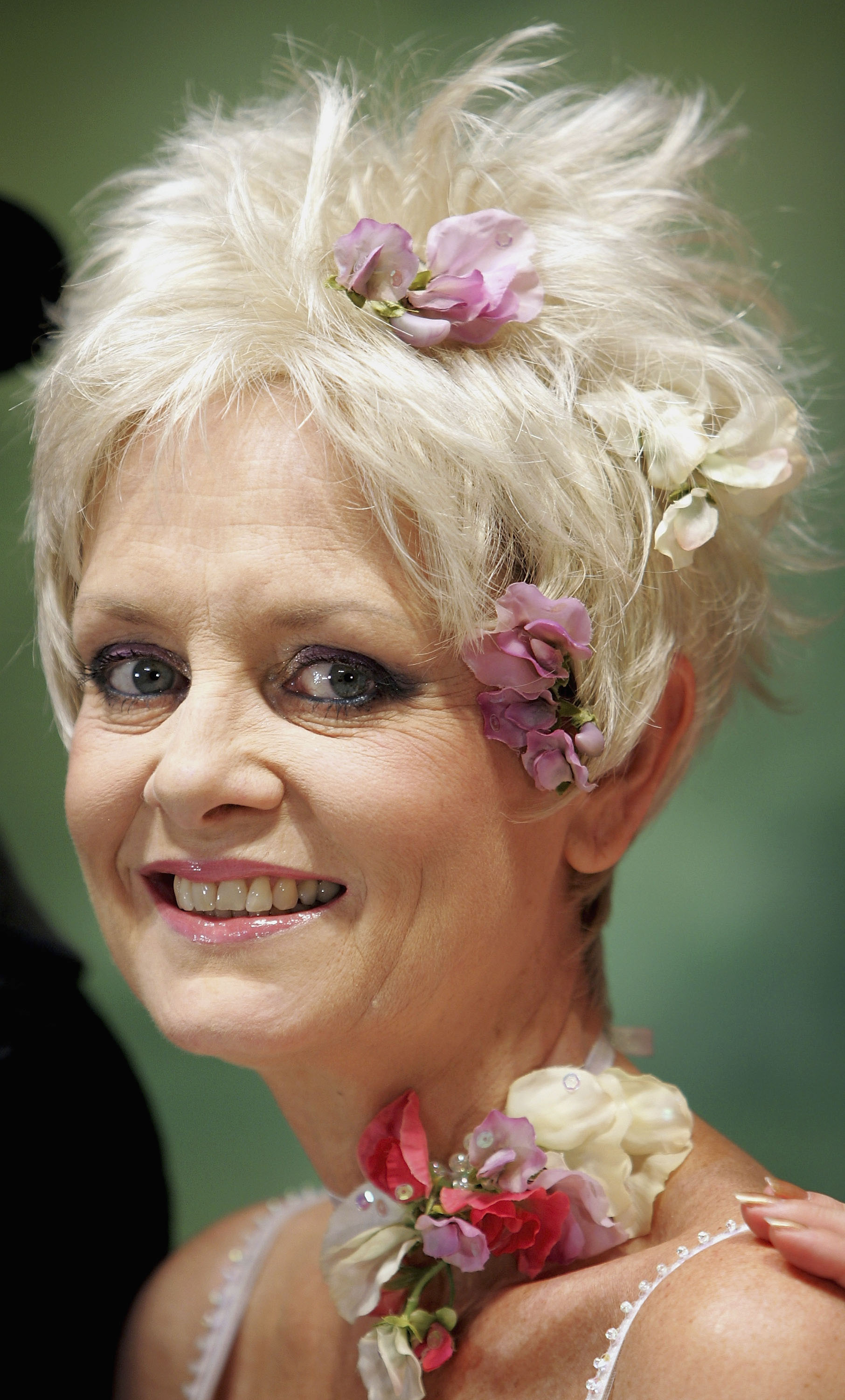 The model and actress at the photocall for "Jack And The Beanstalk" in England on September 23, 2005. | Source: Getty Images