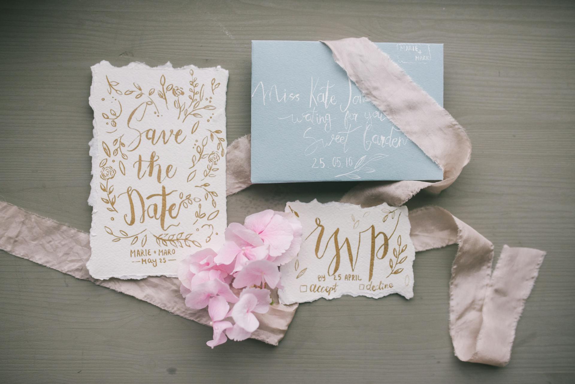 A wedding invitation | Source: Pexels