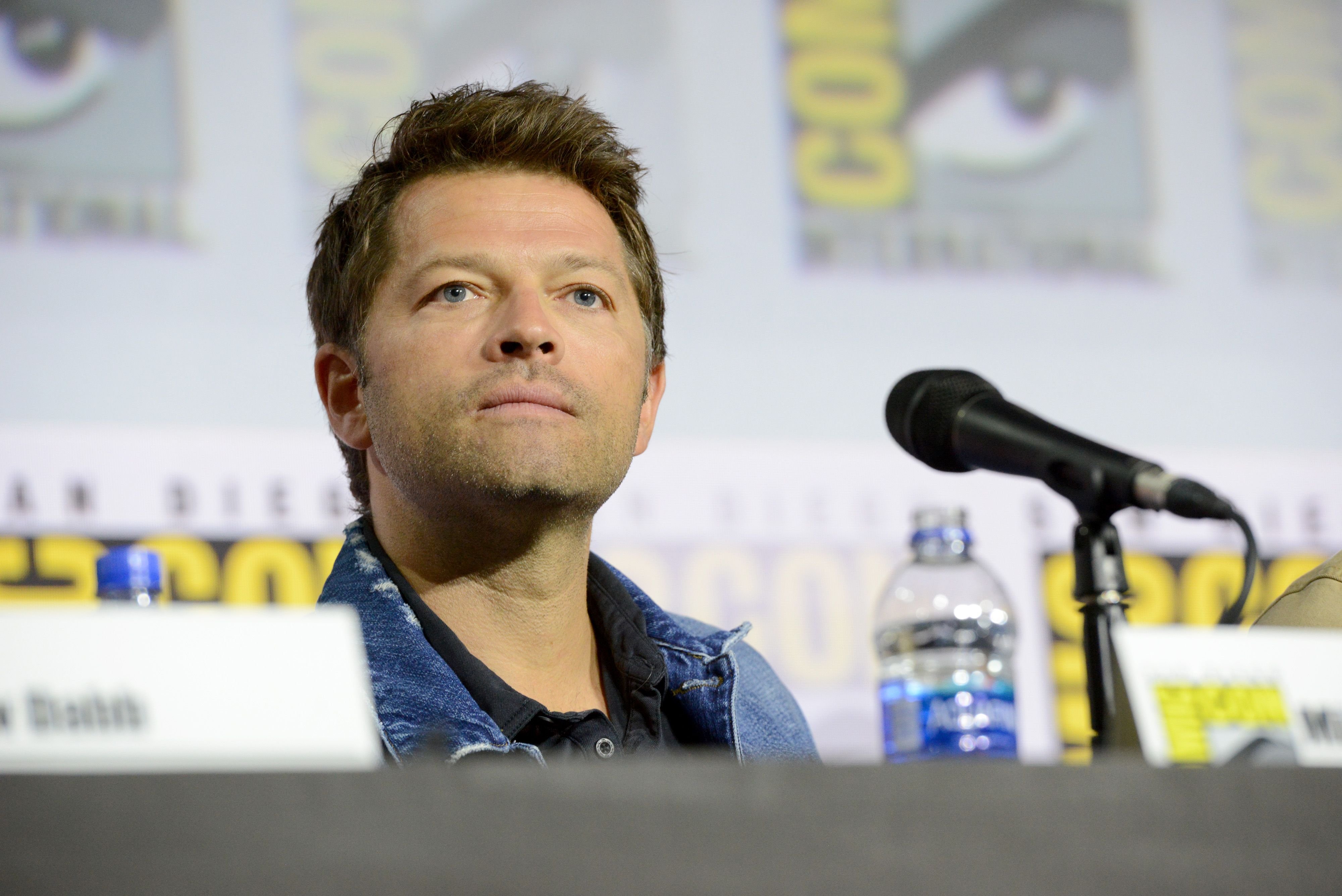  Misha Collins at the "Supernatural" Special Video Presentation and Q&A during 2019 Comic-Con International at San Diego Convention Center on July 21, 2019 in San Diego, California. | Source: Getty Images