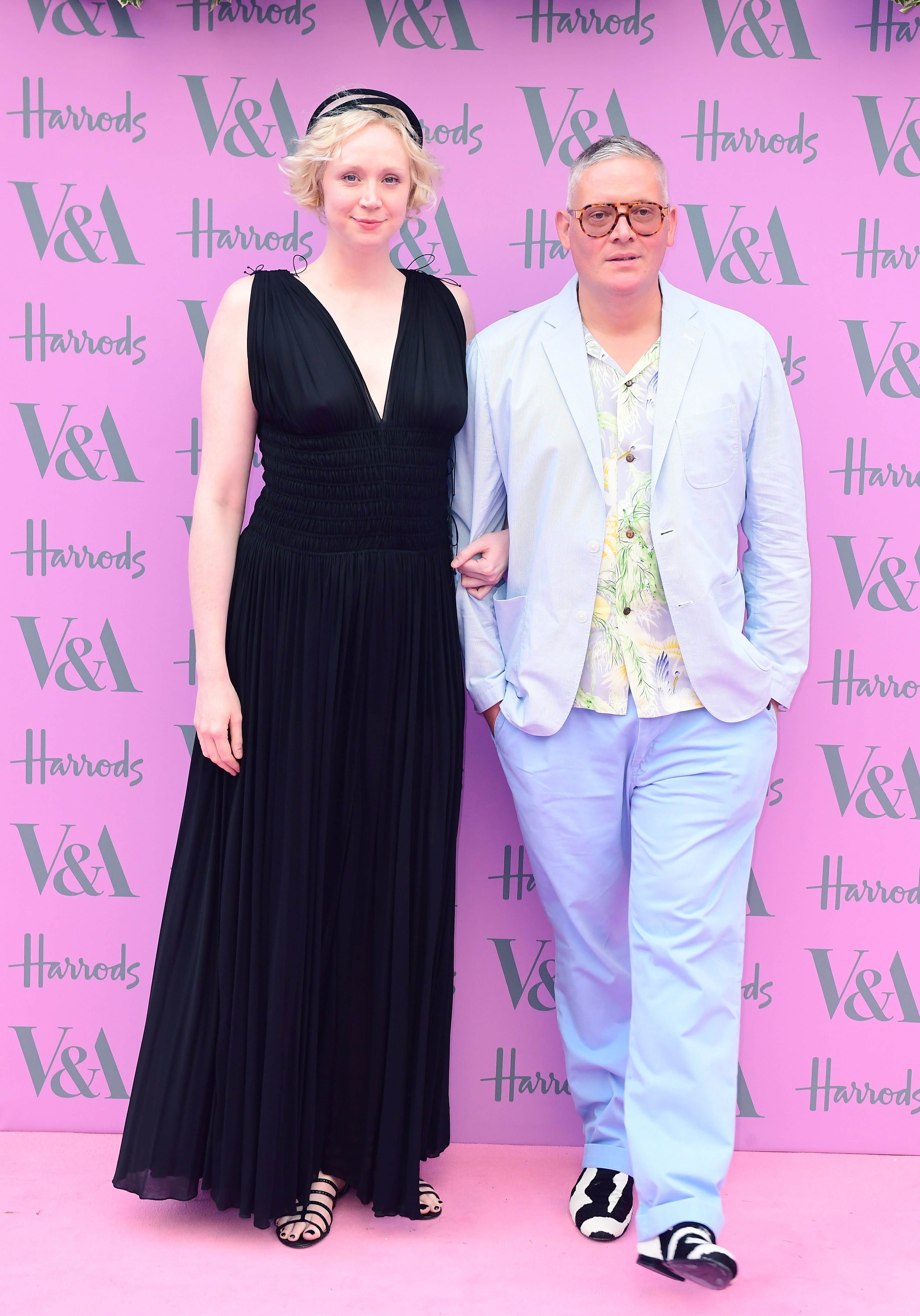 Gwendoline Christie and Giles Deacon at the V&A Summer Party at the V&A Museum in London | Source: Getty Images